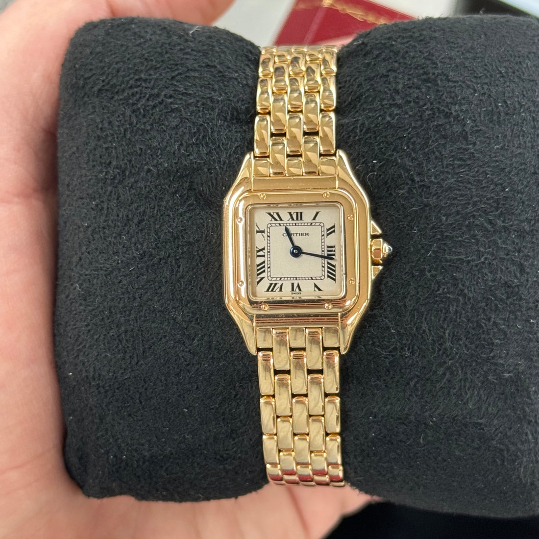 Cartier Panthere Mini 18K Yellow Gold Ladies Watch