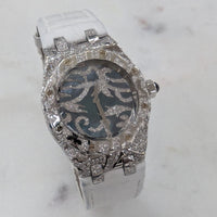 Audemars Piguet Lady Royal Oak 18k WG "Oak Leaves Collection" (Ref. 67607BC)