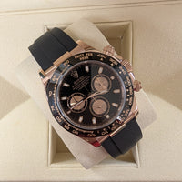 Rolex Daytona Oysterflex, Rose Gold, Black Dial (Ref. 116515)