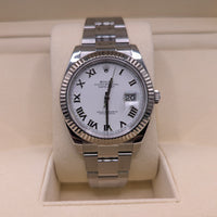 Rolex DateJust 41, White Roman Dial (Ref. 126334)