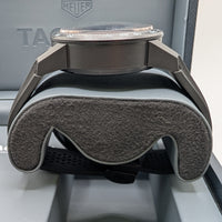 Tag Heuer Carrera Chronograph, Black Dial, Black Rubber Strap (Ref. CBG2090.FT6145)