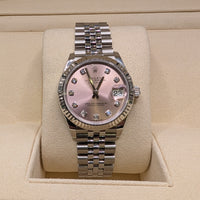 Rolex DateJust, 31mm Pink Dial with Diamonds (Ref. 278274)
