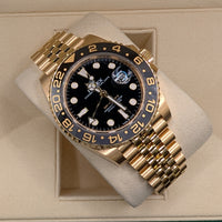 Rolex GMT-Master II, Yellow Gold on Jubilee (Ref. 126710GRNR)