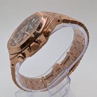 Audemars Piguet Royal Oak 41mm, Rose Gold Chrono, Chocolate Dial (Ref: 26239OR)