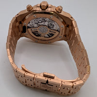 Audemars Piguet Royal Oak 41mm, Rose Gold Chrono, Chocolate Dial (Ref: 26239OR)