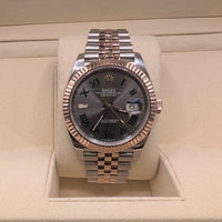 Rolex DateJust, 41mm Wimbledon, Two Tone Rose Gold (Ref. 126331)