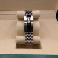 Rolex DateJust 41mm Silver Stick, Stainless Steel/18k White Gold Fluted Bezel on Jubilee (Ref. 126334)