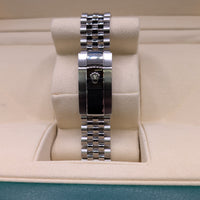 Rolex DateJust 41mm, Black Dial with Diamonds, Jubilee Bracelet (Ref. 126334)