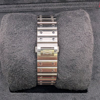 Cartier Santos MINT, Mid-Size 35mm White Roman Stainless Steel (Ref. WSSA0029)