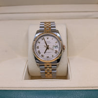 Rolex DateJust 36mm, Pyramid White Dial (Ref. 116233)