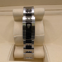 Rolex DateJust 41mm, Black Dial on Oyster, Smooth Bezel (Ref. 126300)