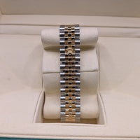 Rolex DateJust 36mm, Two Tone, White Dial with Diamond Markers (Ref. 116233)