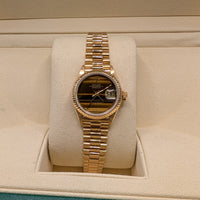 Rolex DateJust 26mm, Yellow Gold, Tigerseye Dial (Ref. 69178)