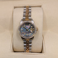 Rolex Ladies Datejust, Two Tone, MOP Dial, Diamond Bezel (Ref. 6917)