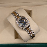 Rolex Ladies Datejust, Two Tone, MOP Dial, Diamond Bezel (Ref. 6917)