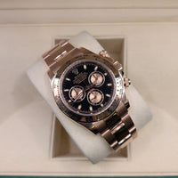 Rolex Daytona, Everose Gold, Black Dial (Ref. 116505)