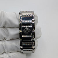 Patek Phillipe Ladies Twenty 4, Stainless Steel, Black Dial with Diamonds (Ref. 4910/10A-001)