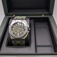 Audemars Piguet Royal Oak Offshore Green, Steel (Ref. 15720ST)