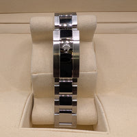 Rolex DateJust 41mm. Azzurro Blue Roman Dial, Smooth Bezel, Oyster Bracelet (Ref. 126300)