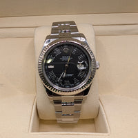 Rolex DateJust II, Space Gray Roman Dial (Ref. 116334)