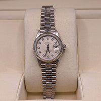 Rolex DateJust 26mm, White Gold President (Ref. 79179)