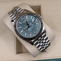 Rolex Sky-Dweller, Mint Green Dial on Jubilee (Ref. 336934)