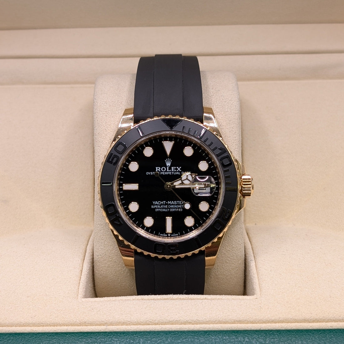 Rolex Yacht-Master, Yellow Gold on Oysterflex 42mm (Ref. 226658)