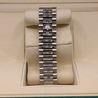 Rolex Day-Date 40mm, Platinum, Ice Dial, Fluted Bezel (Ref. 228236)