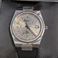 Tissot PRX Damascus Steel, 38mm on Leather (Ref. T137.807.96.081.00)