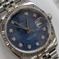 Rolex DateJust 36mm, Sodalite Dial, Super Jubilee (Ref. 116234)