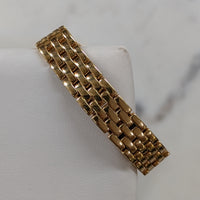 Cartier Cougar, Yellow Gold, Factory Diamond Bezel and Bracelet (Ref. 887907)