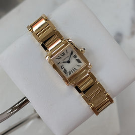 Cartier Tank Francaise YG White Dial (Ref. 2385)