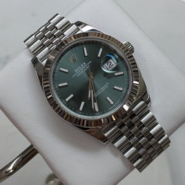 Rolex DateJust 41mm Mint Green Dial, Jubilee (ref. 126334)
