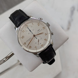 IWC Portuguieser White Dial Rose Indices (Ref. IW371445)