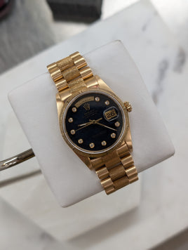 Rolex Day-Date 36mm Aventurine Pinball Dial on Bark (Ref. 18248)