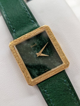 Piaget Vintage Green Jade Dial, 18k Gold (Ref. 9154)