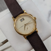 A. Lange & Sohne Saxonia, 18k Yellow Gold (Ref. 105.021)