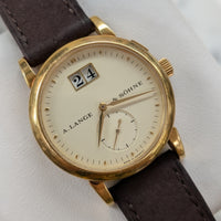 A. Lange & Sohne Saxonia, 18k Yellow Gold (Ref. 105.021)