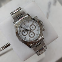 Rolex Cosmograph Daytona, Stainless Steel, White Dial (Ref. 116520)