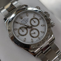Rolex Cosmograph Daytona, Stainless Steel, White Dial (Ref. 116520)