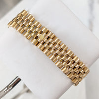 Rolex DateJust 36mm with Onyx Black Dial, Gold Jubilee (Ref. 16018)