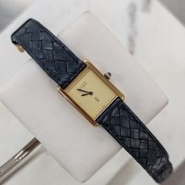 Cartier Must de Tank, Cream dial, Vermilion (Ref. 3-66001)