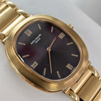 Patek Philippe Grand Ellipse, Aged Purple Dial, 18k Gold (Ref. 3589)