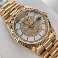 Rolex Day-Date 36mm, White Carousel Diamond Dial (Ref. 18238)