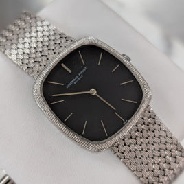 Audemars Piguet Cobra, Old Style, Woven Bracelet, 18k White Gold