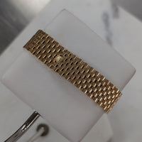 Rolex 1908, Settimo Bracelet, Yellow Gold, Black Dial (Ref. 52508)