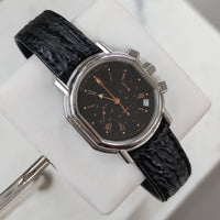 Daniel Roth Chronograph, Black Dial with Rose (S247)