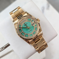 Rolex Day-Date 36mm, Jade Carousel Dial (Ref. 118238)