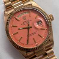 Rolex Pink Stella Dial Day-Date 36mm, 18k Yellow Gold (Ref. 1803)