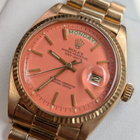 Rolex Pink Stella Dial Day-Date 36mm, 18k Yellow Gold (Ref. 1803)
